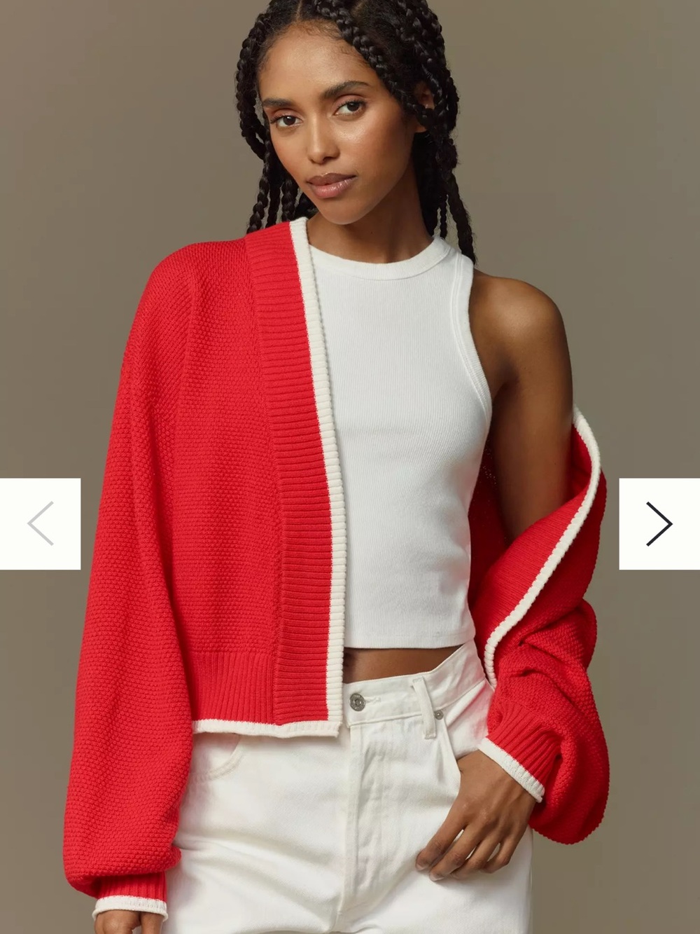 Anthropologie - The Livvy Waffle Knit Cardigan Sweater